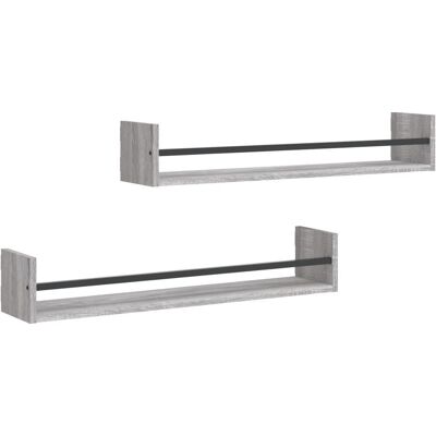 vidaXL 835442 Plank - Grey Sonoma - Planken vidaXL 835442 Plank - Grey Sonoma - Planken