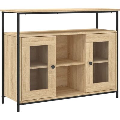 vidaXL Sonoma Eichen Sideboard - Wohnzimmer Aufbewahrung vidaXL Sonoma Eichen Sideboard - Wohnzimmer Aufbewahrung