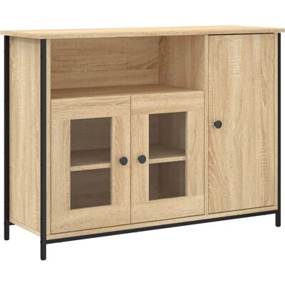 vidaXL Sonoma Eichen Sideboard - Stauraum & Buffet - Wohnzimmermöbel vidaXL Sonoma Eichen Sideboard - Stauraum & Buffet - Wohnzimmermöbel