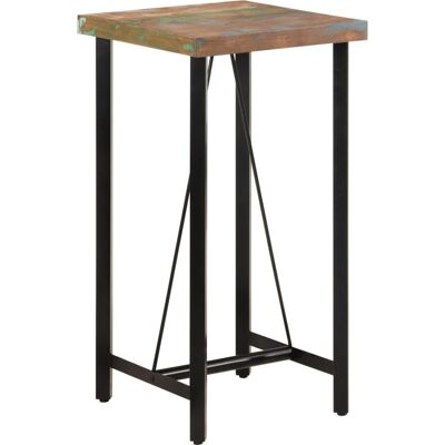 vidaXL Massiivinen Kierrätetty Puinen Baaripöytä - 55x55x107 cm vidaXL Massiivinen Kierrätetty Puinen Baaripöytä - 55x55x107 cm