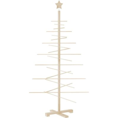 vidaXL houten kerstboom - Dennenhout - 150 cm - Kerstboom vidaXL houten kerstboom - Dennenhout - 150 cm - Kerstboom