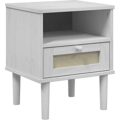 vidaXL Mesita de noche blanca 358011 - Mesilla vidaXL Mesita de noche blanca 358011 - Mesilla