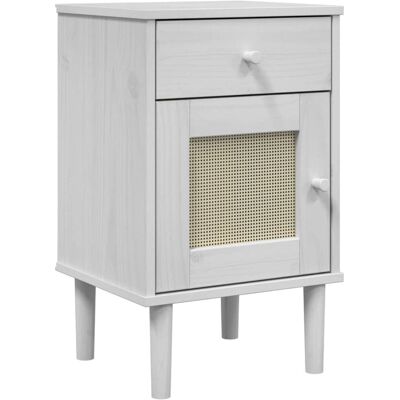 vidaXL 358014 Mesita de Noche - Mesita, Blanca - Mesita vidaXL 358014 Mesita de Noche - Mesita, Blanca - Mesita