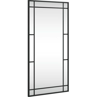 Miroir mural vidaXL 40x80 cm Rectangulaire en Fer Noir Miroir mural vidaXL 40x80 cm Rectangulaire en Fer Noir