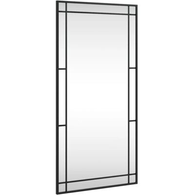 Miroir mural rectangulaire noir vidaXL 50x100 cm - Couloir & Chambre Miroir mural rectangulaire noir vidaXL 50x100 cm - Couloir & Chambre