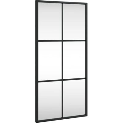 vidaXL Lustro ścienne czarne 30x60 cm Prostokąt Żelazo - Lustro ścienne vidaXL Lustro ścienne czarne 30x60 cm Prostokąt Żelazo - Lustro ścienne