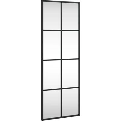 vidaXL Lustro ścienne czarne żelazo 30x80 cm - Lustro ścienne vidaXL Lustro ścienne czarne żelazo 30x80 cm - Lustro ścienne