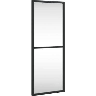 vidaXL Czarny prostokątny lustro ścienne - 20x50 cm vidaXL Czarny prostokątny lustro ścienne - 20x50 cm