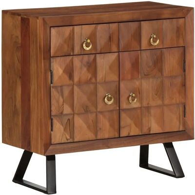 Armoire de rangement rétro en bois d'acacia VIDAXL - 70x35x70 cm - Publicité Armoire de rangement rétro en bois d'acacia VIDAXL - 70x35x70 cm - Publicité