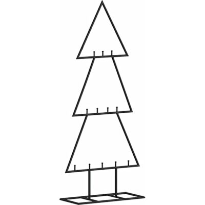 vidaXL Metall-Weihnachtsbaum 60cm - Schwarz vidaXL Metall-Weihnachtsbaum 60cm - Schwarz