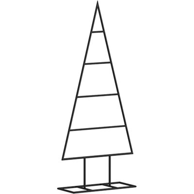 vidaXL Metall-Weihnachtsbaum - 60 cm - Schwarz - Modernes DIY Dekor vidaXL Metall-Weihnachtsbaum - 60 cm - Schwarz - Modernes DIY Dekor