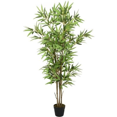Arbre de Bambou Artificiel 150 cm Vert - Plante Artificielle - Publicité Arbre de Bambou Artificiel 150 cm Vert - Plante Artificielle - Publicité