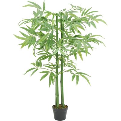 Arbre en bambou artificiel vidaXL - 120 cm Vert - Plante artificielle - 384 feuilles - Publicité Arbre en bambou artificiel vidaXL - 120 cm Vert - Plante artificielle - 384 feuilles - Publicité