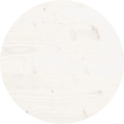 vidaXL 833659 Plateau de Table en Pin Blanc Rond - Table - Publicité vidaXL 833659 Plateau de Table en Pin Blanc Rond - Table - Publicité