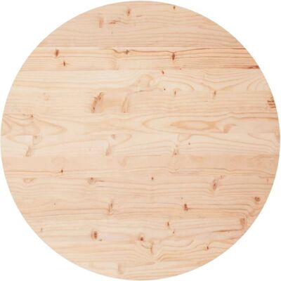 vidaXL Runder Holzplatten - Tischplatte - Braun vidaXL Runder Holzplatten - Tischplatte - Braun