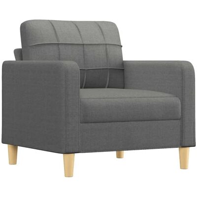 vidaXL Sessel - Dunkelgrau - Modernes Einfaches Design - 78cm vidaXL Sessel - Dunkelgrau - Modernes Einfaches Design - 78cm