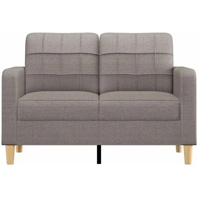 vidaxl Grau taupe 2-Sitzer Sofa - Sofa vidaxl Grau taupe 2-Sitzer Sofa - Sofa