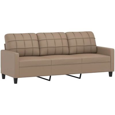 Canapé 3 places Nnevl couleur cappuccino - Sofa - Publicité Canapé 3 places Nnevl couleur cappuccino - Sofa - Publicité