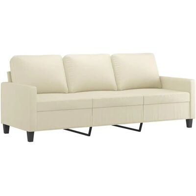 MAISONCHIC 3-Sitzer Sofa Creme - Couch MAISONCHIC 3-Sitzer Sofa Creme - Couch