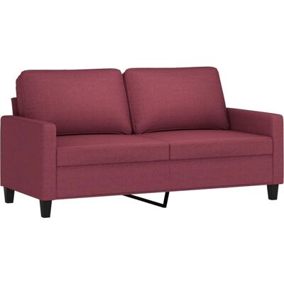 MAISONCHIC Sofa 140cm Weinrot - 2-Sitzer MAISONCHIC Sofa 140cm Weinrot - 2-Sitzer