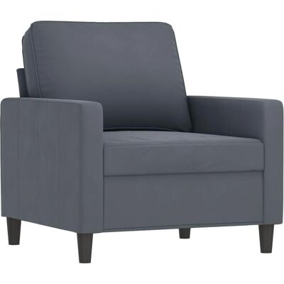 MAISONCHIC Sessel - Dunkelgrauer Samt MAISONCHIC Sessel - Dunkelgrauer Samt