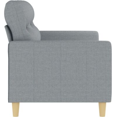 vidaXL 2-Sitzer-Sofa Hellgrau - Sofa vidaXL 2-Sitzer-Sofa Hellgrau - Sofa