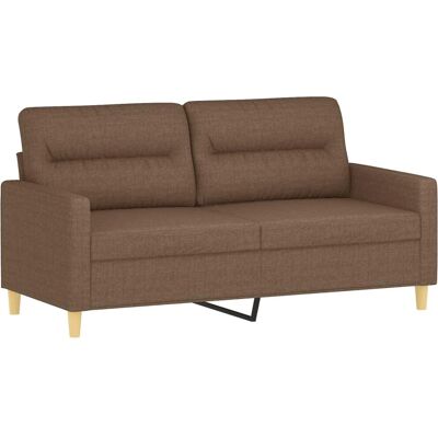 Maisonchic Divano 2 Posti Tessuto Marrone 140cm - Divano Maisonchic Divano 2 Posti Tessuto Marrone 140cm - Divano