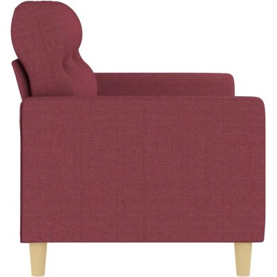 Canapé 2 places vidaXL - Design simple et moderne - Tissu rouge bordeaux - Publicité Canapé 2 places vidaXL - Design simple et moderne - Tissu rouge bordeaux - Publicité