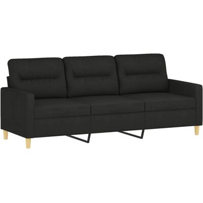 Maisonchic Modello 97476 Divano 3 posti nero Maisonchic Modello 97476 Divano 3 posti nero