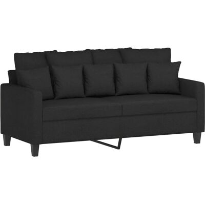 MAISONCHIC Bank Zwart 140cm - Woonkamermeubel MAISONCHIC Bank Zwart 140cm - Woonkamermeubel
