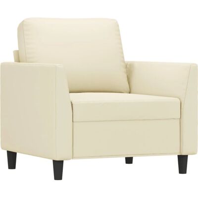 vidaXL Stol - Creme - Stabil, Holdbar, Komfortabel - Stol vidaXL Stol - Creme - Stabil, Holdbar, Komfortabel - Stol