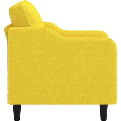 VIDAXL Fauteuil Jaune Clair - Siège Moderne - 60cm - Publicité VIDAXL Fauteuil Jaune Clair - Siège Moderne - 60cm - Publicité