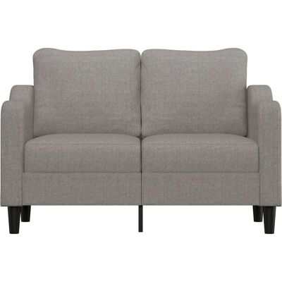 VIDAXL Modern 2-Sitzer Taupe Bezug - Sofa VIDAXL Modern 2-Sitzer Taupe Bezug - Sofa