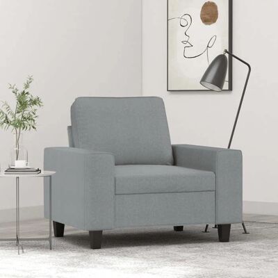 vidaXL Sessel Hellgrau 60cm - Sessel vidaXL Sessel Hellgrau 60cm - Sessel