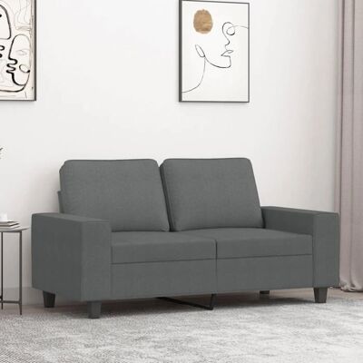 vidaXL Grå Stoff 2-personers Sofa - Sofa vidaXL Grå Stoff 2-personers Sofa - Sofa