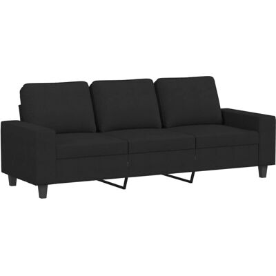 vidaXL 3-personers sofa - Holdbart stof, Metalramme, Moderne design vidaXL 3-personers sofa - Holdbart stof, Metalramme, Moderne design