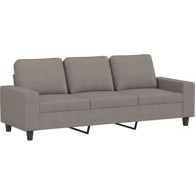 Canapé 3 places taupe en tissu - VidaXL Sofa - Publicité Canapé 3 places taupe en tissu - VidaXL Sofa - Publicité