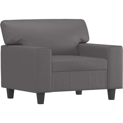 vidaXL Fauteuil Gris 60cm - Armchair - Publicité vidaXL Fauteuil Gris 60cm - Armchair - Publicité