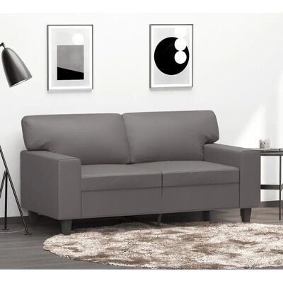 Canapé Gris 120cm Vidaxl - Mobilier Salon - Publicité Canapé Gris 120cm Vidaxl - Mobilier Salon - Publicité