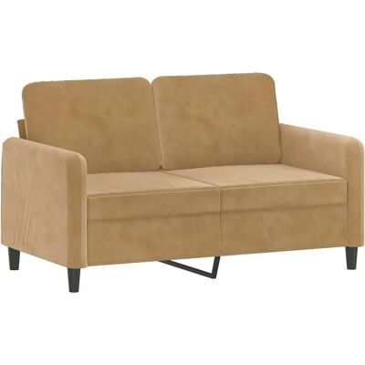 vidaXL Zweisitz-Velourssofa - Sofa vidaXL Zweisitz-Velourssofa - Sofa