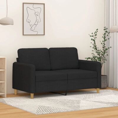 MAISONCHIC - 2-Sitzer Schwarz 120cm - Sofa MAISONCHIC - 2-Sitzer Schwarz 120cm - Sofa