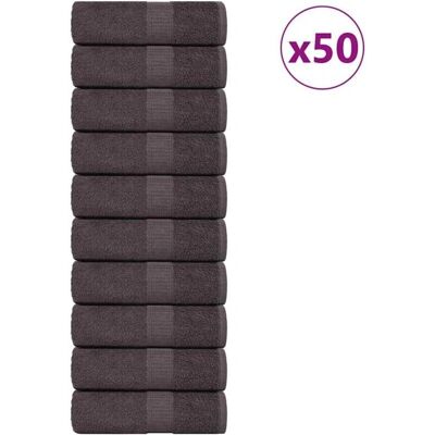 vidaXL Handtücher 50 Stk. Anthrazit - Guest Towels vidaXL Handtücher 50 Stk. Anthrazit - Guest Towels