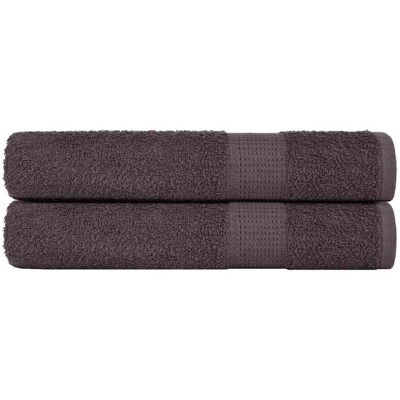 vidaXL Saunahandtücher - 2 Stück, Anthrazit, 80x200cm, 360gsm - Handtücher vidaXL Saunahandtücher - 2 Stück, Anthrazit, 80x200cm, 360gsm - Handtücher