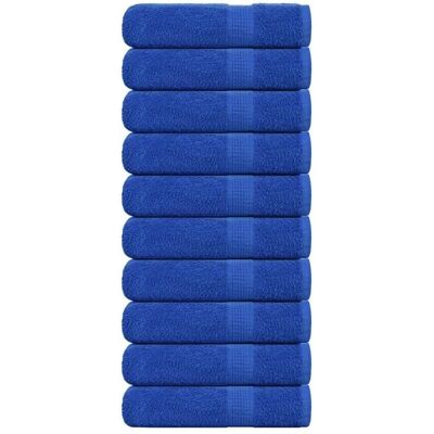 vidaXL Toallas de baño 10 pzas Azul 100x150 cm 360 g/m² 100% Algodón vidaXL Toallas de baño 10 pzas Azul 100x150 cm 360 g/m² 100% Algodón