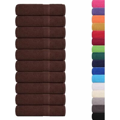 vidaXL Badtücher 10 Stück Braun 100x150 cm - Bath Towels vidaXL Badtücher 10 Stück Braun 100x150 cm - Bath Towels