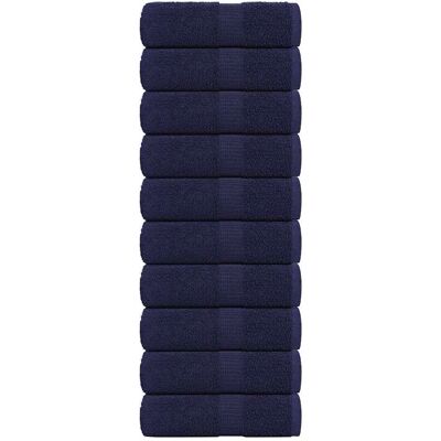 vidaXL Baumwoll-Handtücher Navy Blau 30x30cm vidaXL Baumwoll-Handtücher Navy Blau 30x30cm