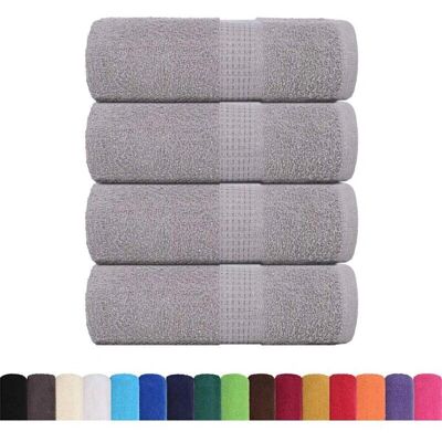vidaXL Handtücher 4 Stk. Grau 30x30 cm - Handtücher vidaXL Handtücher 4 Stk. Grau 30x30 cm - Handtücher
