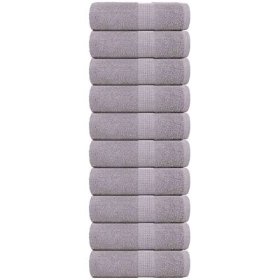 vidaXL Baumwollhandtücher 10 Stk Grau 30x30cm - Handtücher vidaXL Baumwollhandtücher 10 Stk Grau 30x30cm - Handtücher