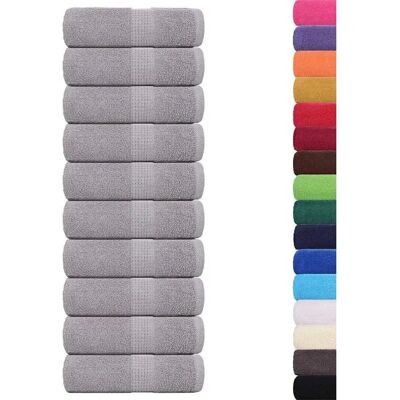 vidaXL Gästetücher 10 Stück Grau 30x50 cm - Guest Towels vidaXL Gästetücher 10 Stück Grau 30x50 cm - Guest Towels
