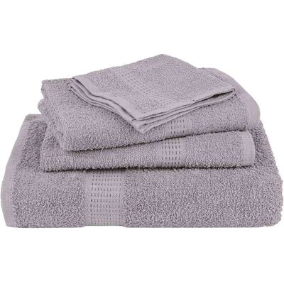 vidaXL Badetücher 2 Stk. Grau - Badetuch vidaXL Badetücher 2 Stk. Grau - Badetuch